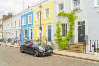 Londra 'nın merkezinde tipik bir manzara