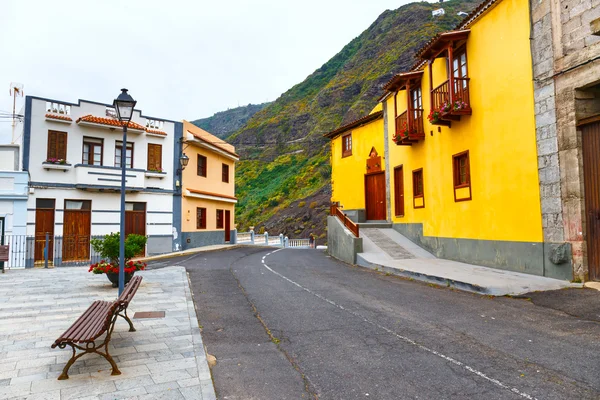 Street of Garachico Town on Tenerife Island, Canary, Spain — Stock Photo, Image