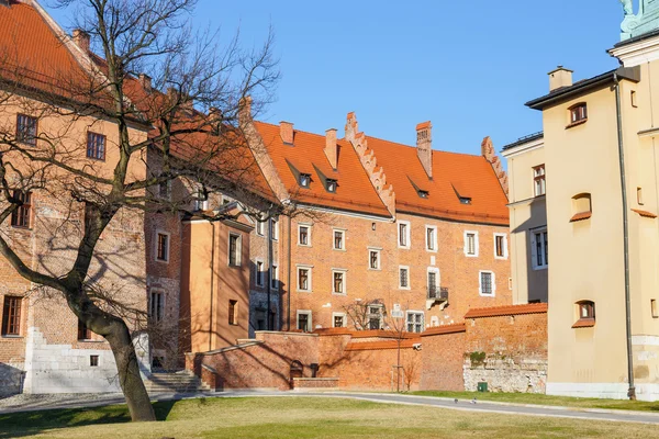 Η κάστρο Wawel και τον καθεδρικό ναό στην Κρακοβία, Πολωνία — Φωτογραφία Αρχείου