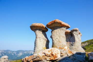 Babele - Geomorphologic kayalık yapılar Bucegi Dağları, Romanya