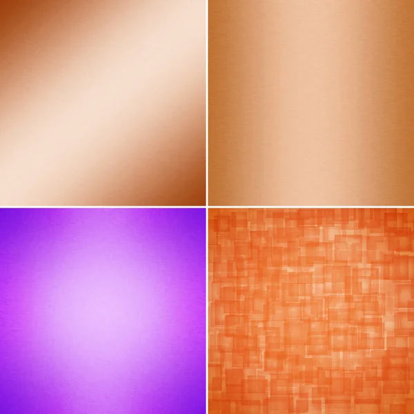 Metal backgrounds or texture of brushed copper plate — Stock Photo, Image