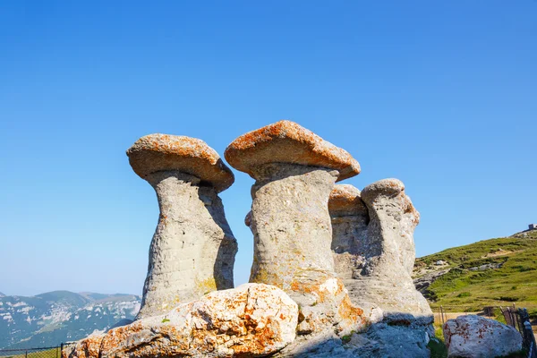 Babele - Geomorphologic rocky structures in Bucegi Mountains, Romania — Stock Photo, Image