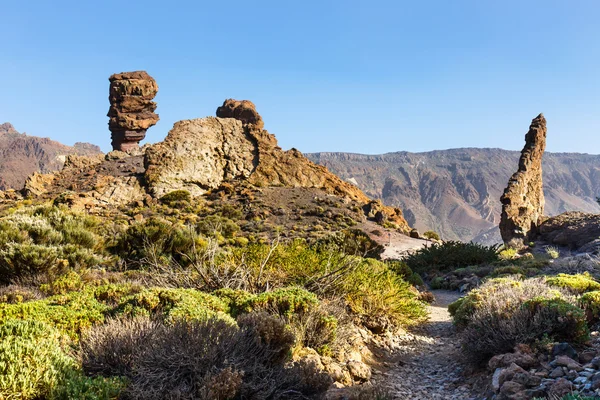 Roques de Garcia, Parco Nazionale del Teide, Tenerife, Isole Canarie, Spagna — Foto Stock