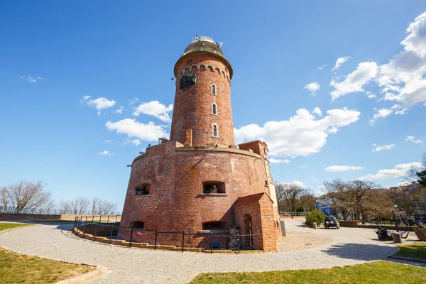 Port et phare à Kolobrzeg, Pologne — Photo