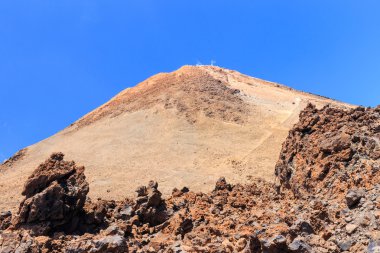 İspanya, Kanarya Adaları, Tenerife 'deki Volkan El Teide manzarası 