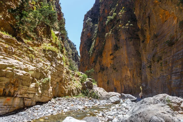 Gorge de Samarie en Crète, Grèce — Photo