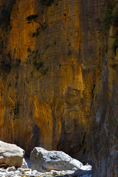 Samaria Gorge a Creta, Grecia — Foto Stock