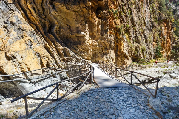 Gorge de Samarie en Crète, Grèce — Photo