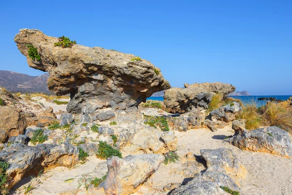 Spiaggia di Elafonissi a Creta, Grecia — Foto Stock