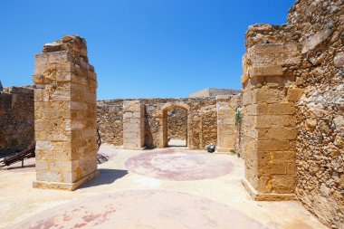  Venedik Kalesi Fortezza Rethymno Crete, Yunanistan