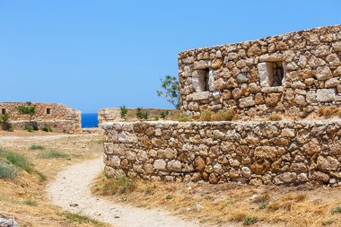  Venedik Kalesi Fortezza Rethymno Crete, Yunanistan