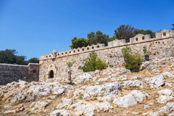 Fortaleza veneciana Fortezza en Rethymno en Creta, Grecia — Foto de Stock