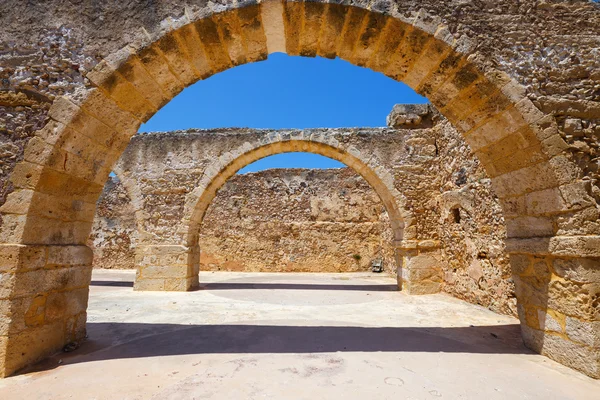 Venezianische Festung fortezza in rethymno auf Beton, Griechenland — Stockfoto