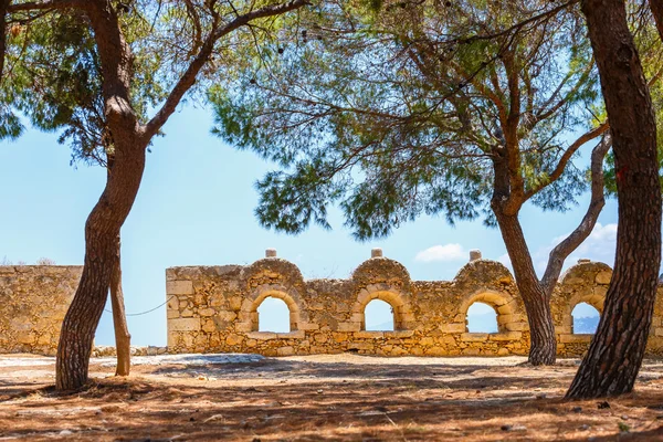 Venezianische Festung fortezza in rethymno auf Beton, Griechenland — Stockfoto