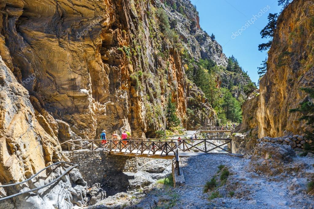 Samaria Gorge Grece May 26 16 Tourists Hike In Samaria Gorge In Central Crete Greece The National Park Is A Unesco Biosphere Reserve Since 1981 Stock Editorial Photo C Wujekspeed Samaria Gorge Grece May 26 16 Tourists Hike In Samaria Gorge In Central Crete Greece The National Park Is A Unesco Biosphere Reserve Since 1981 Stock Editorial Photo C Wujekspeed