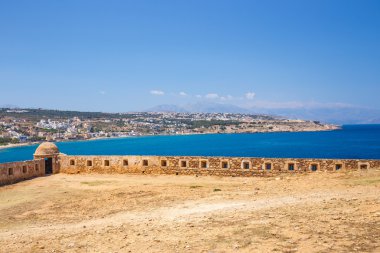  Venedik Kalesi Fortezza Rethymno Crete, Yunanistan