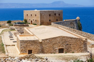  Venedik Kalesi Fortezza Rethymno Crete, Yunanistan