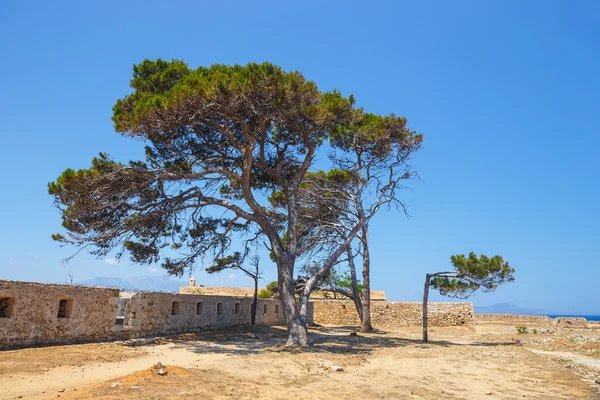 Fortaleza veneciana Fortezza en Rethymno en Creta, Grecia — Foto de Stock