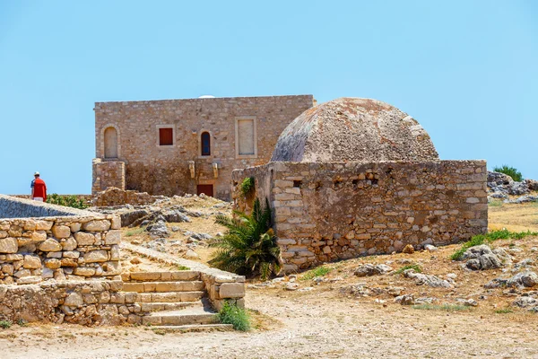 Venetianska fästningen Fortezza i Rethymnon på Kreta, Grekland — Stockfoto