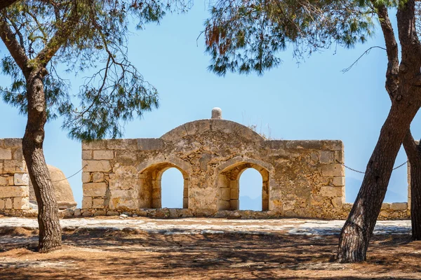 Fortaleza veneziana Fortezza em Rethymno em Creta, Grécia — Fotografia de Stock