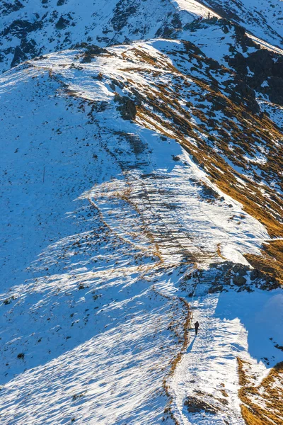 Autunno paesaggio montano, Cime Rosse, Montagna dei Tatra — Foto Stock