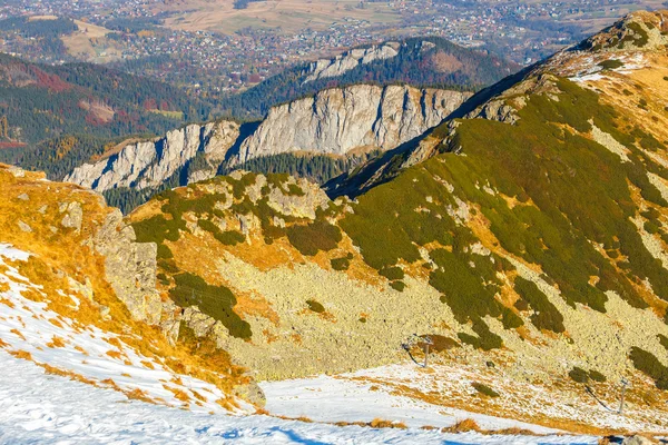 Осенний горный пейзаж, Красные Пики, Татры — стоковое фото