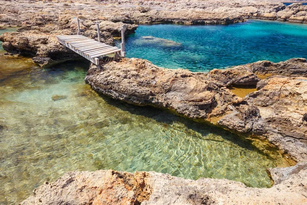 Veduta della bellissima spiaggia della Laguna di Balos, Creta — Foto Stock