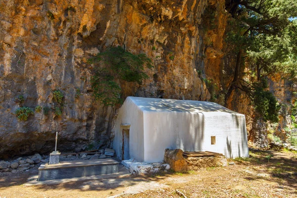 Ontheemde dorpje Samaria in Samaria kloof in Centraal Kreta, Griekenland — Stockfoto