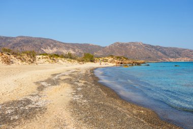 Elafonissi Beach Crete, Yunanistan
