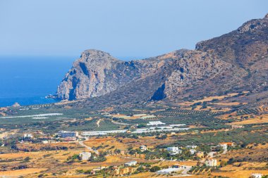 Görünümü güzel Falasarna Beach Crete, Yunanistan