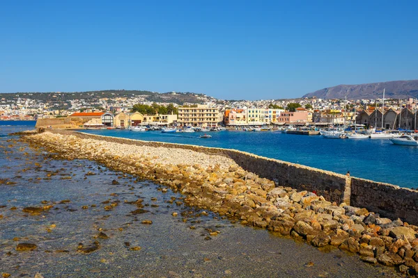 View of the old harbor in Chania, Greece — Stock Photo, Image