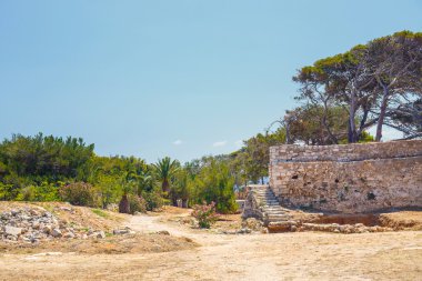  Venedik Kalesi Fortezza Rethymno Crete, Yunanistan