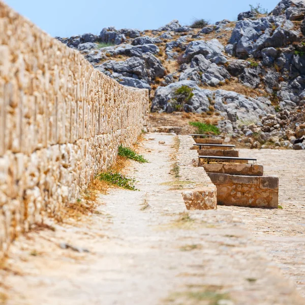 Venetianska fästningen Fortezza i Rethymnon på Kreta, Grekland — Stockfoto