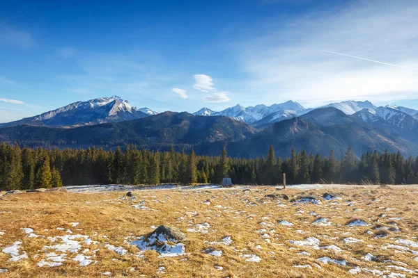 Bergslandskap, tatry, Polen — Stockfoto