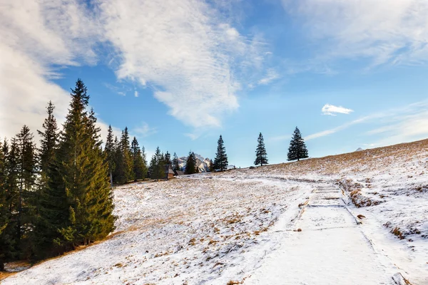 Paesaggio autunnale, montagne Tatra, Polonia — Foto Stock