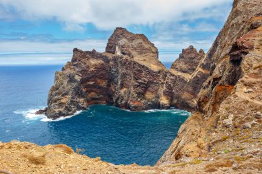 uçurumlar, Ponta de Sao Lourenco, Madeira, Portekiz