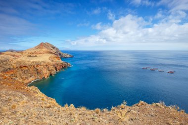 uçurumlar, Ponta de Sao Lourenco, Madeira, Portekiz