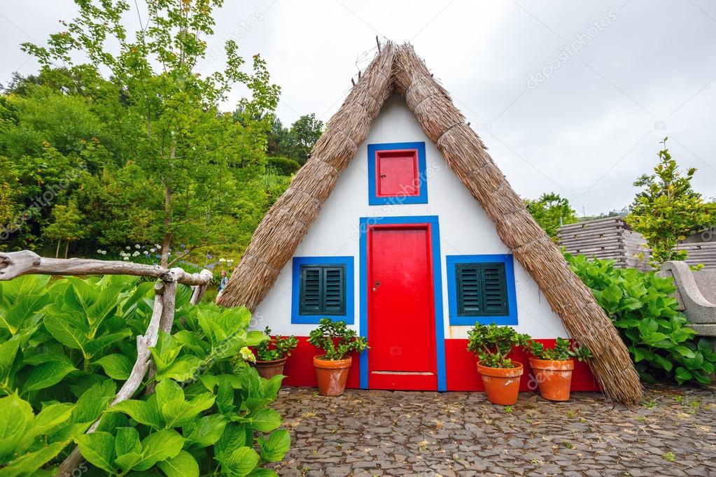  Portuguese traditional house in Santana, Madeira Island