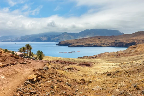Ponta de São Lourenco. Cabo é o ponto mais oriental da ilha da Madeira — Fotografia de Stock