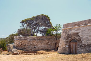  Venedik Kalesi Fortezza Rethymno Crete, Yunanistan