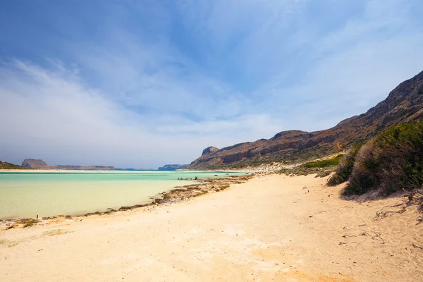 Veduta della bellissima spiaggia della Laguna di Balos, Creta — Foto Stock
