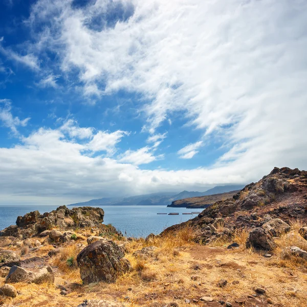 Ponta de São Lourenco. Cabo é o ponto mais oriental da ilha da Madeira — Fotografia de Stock