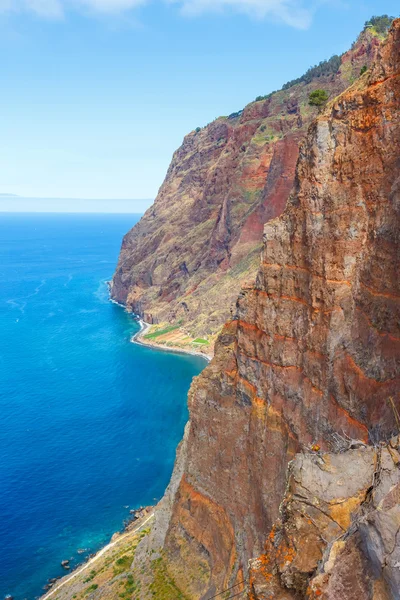 Majestátní pohled na útesy, Madeira, Portugalsko — Stock fotografie