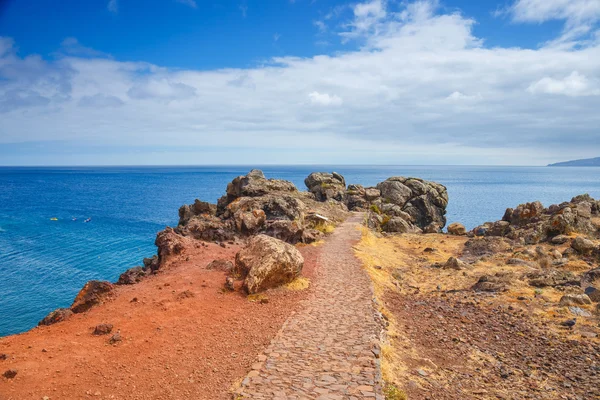 Ponta de São Lourenco. Cabo é o ponto mais oriental da ilha da Madeira — Fotografia de Stock