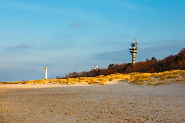 Sanddyner Vid Östersjöns Kust Kolobrzeg Polen — Stockfoto