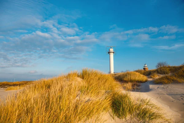 Sanddyner Vid Östersjöns Kust Kolobrzeg Polen — Stockfoto
