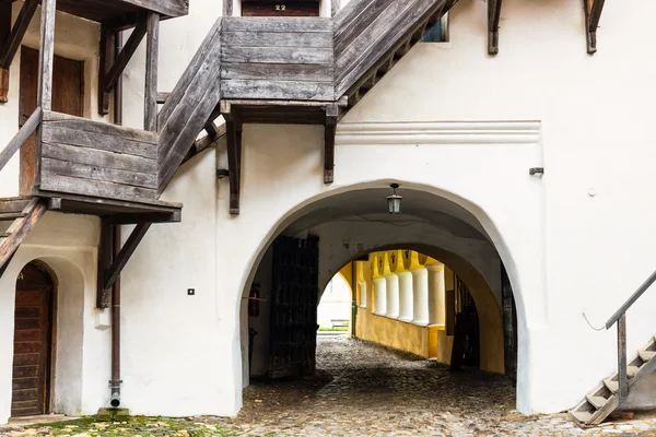 Fortified church in Prejmer, Romania. — Stock Photo, Image