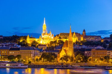 gün batımında, Macaristan Budapeşte Panorama