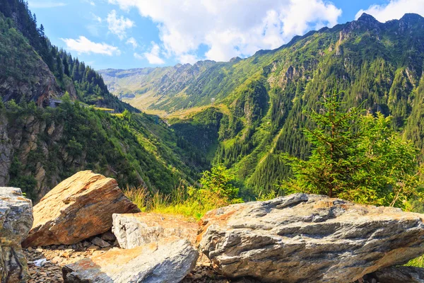 Widok z góry Fogaraskie w Rumunii — Zdjęcie stockowe