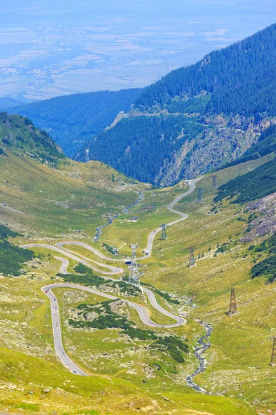 Transfagarasan Mountain Road, Rumänische Karpaten — Stockfoto